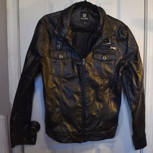 Men's Black Leather Jacket